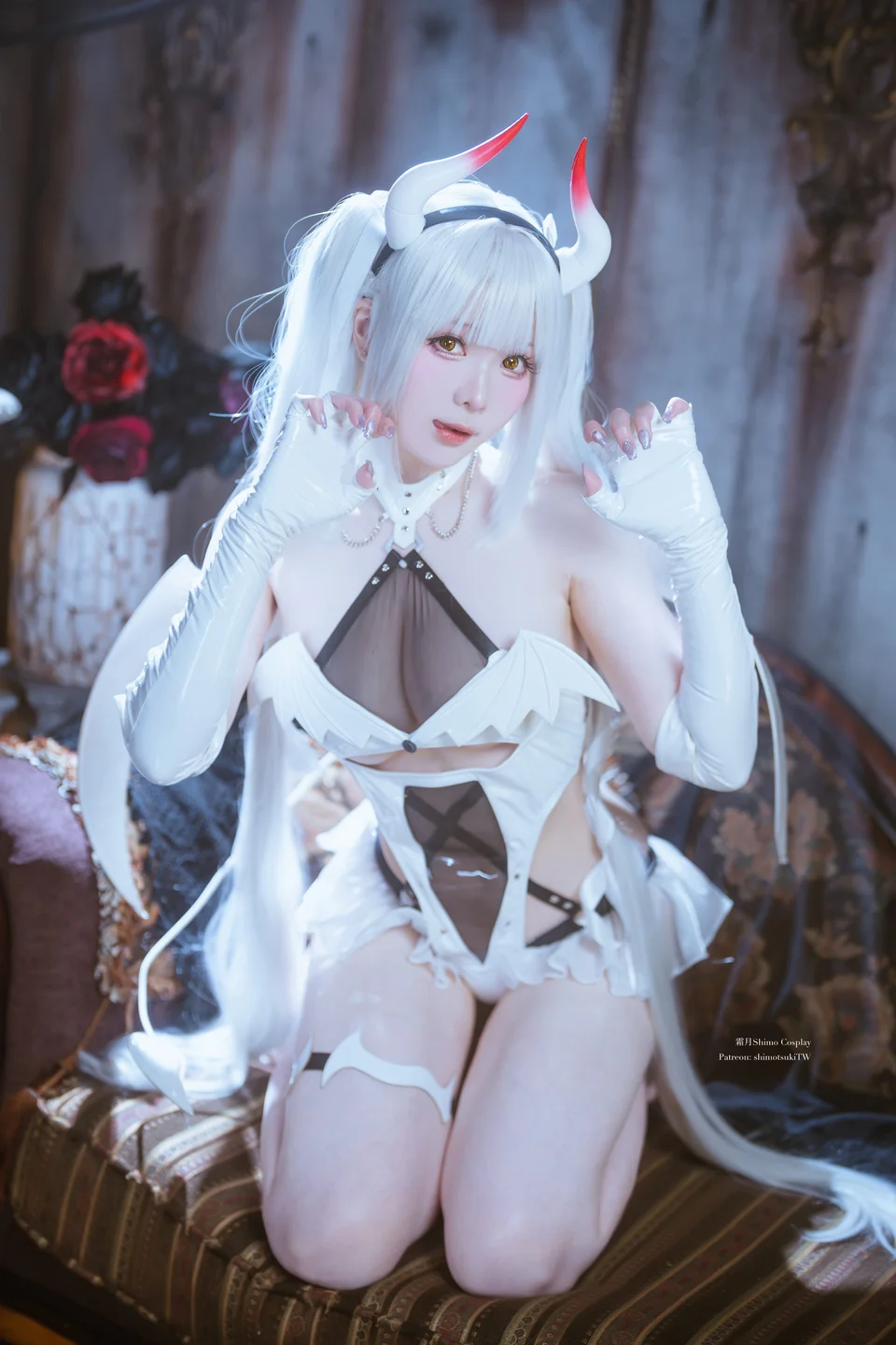 霜月shimo - No.159 Blanc Demon [21P-43MB] tg@simisebaisi 【丝足阁】008.webp